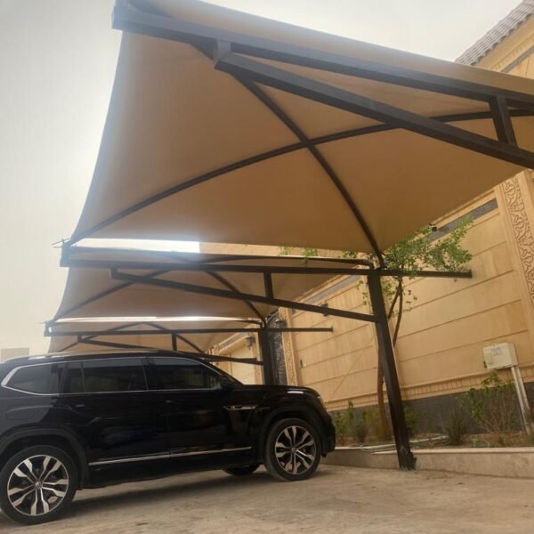 مظلات سيارات خارجية شركة ريادة الشرقية